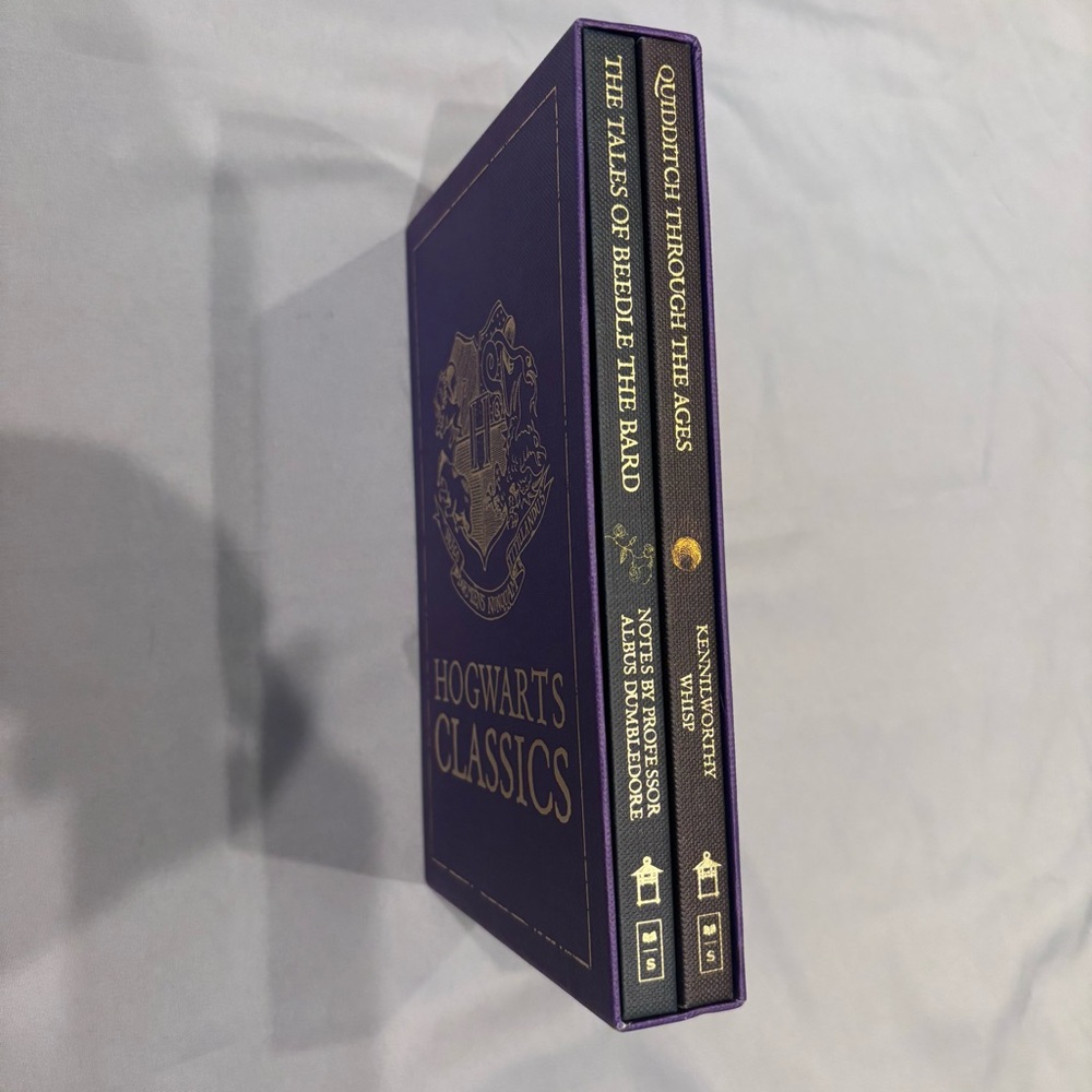 Hogwarts Classics Box Set Slipcover Beedle Bard Quidditch Fantastic Beasts Books - Picture 8 of 8